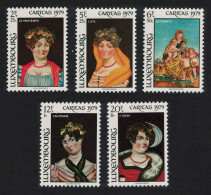 Luxembourg Glass Paintings 2nd Series 5v 1979 MNH SG#1035-1039 MI#998-1002 - Nuovi