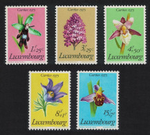 Luxembourg Protected Plants Flowers 5v 1975 MNH SG#957-961 MI#914-918 - Neufs