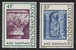 Luxembourg Romanesque Architecture 2v 1973 MNH SG#910-911 MI#866-867 - Unused Stamps