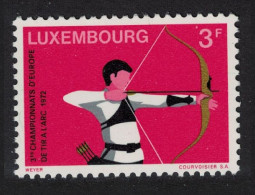 Luxembourg Archery Championships 1972 MNH SG#892 - Neufs