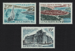 Luxembourg Man-made Landscapes 3v 1971 MNH SG#876-878 MI#832-834 - Nuevos