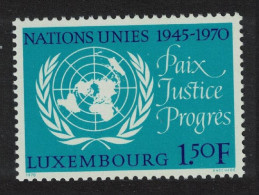 Luxembourg 25th Anniversary Of United Nations 1970 MNH SG#861 - Nuovi