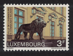 Luxembourg Lion Statue 1970 MNH SG#860 MI#812 - Unused Stamps