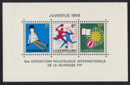 Luxembourg Football Handball Children MS 1969 MNH SG#MS835 MI#Block 8 Sc#474 - Nuevos