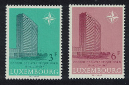 Luxembourg NATO Council Meeting 2v 1967 MNH SG#801-802 - Nuevos