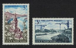 Luxembourg Church River Vine Quay Tourism 2v 1967 MNH SG#807-808 - Unused Stamps