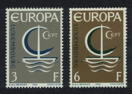 Luxembourg Symbolic Ship Europa 2v 1966 MNH SG#783-784 MI#733-734 - Unused Stamps