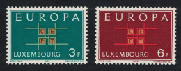 Luxembourg Europa 2v 1963 MNH SG#730-731 - Nuovi