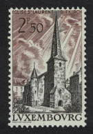 Luxembourg St Laurent's Church Diekirch 1962 MNH SG#709 MI#659 - Unused Stamps