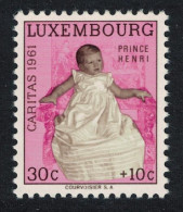 Luxembourg Prince Henri 'CARITAS' 30c 1961 MNH SG#699 MI#649 - Nuovi