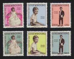 Luxembourg Prince Henri 'CARITAS' 6v 1961 MNH SG#699-704 MI#649-654 - Nuevos