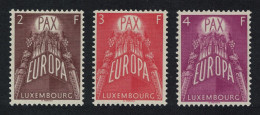 Luxembourg Europa 3v 1957 MNH SG#626-628 - Neufs