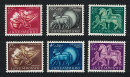 Luxembourg Ram Horse Cockerel Toys 6v 1954 MNH SG#580-585 MI#525-530 - Unused Stamps