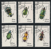 Madagascar Beetles 6v 1994 CTO SG#1133-1139 MI#1656-1660 - Madagaskar (1960-...)