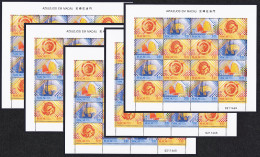 Macao Macau Tiles From Macao 5 Sheetlets 1998 MNH SG#1076-1079 - Ongebruikt