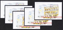 Macao Macau Paintings By Didier Bayle 5 MSs 1998 MNH SG#MS1075 - Unused Stamps