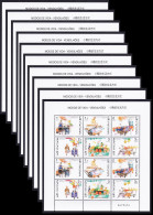 Macao Macau Street Traders 10 Sheetlets WHOLESALE 1998 MNH SG#1023-1028 MI#948-953 Sc#909-914 - Nuevos