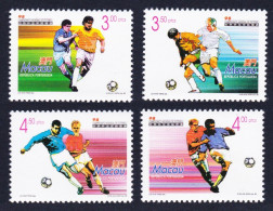 Macao Macau World Cup Football Championship France 4v 1998 MNH SG#1051-1054 MI#972-975 Sc#933-936 - Nuevos