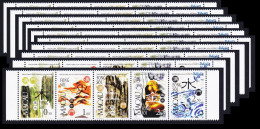 Macao Macau Feng Shui The Five Elements 10 Strips WHOLESALE 1997 MNH SG#1012-1016 MI#937-941 Sc#902a - Unused Stamps