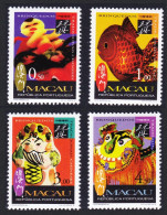 Macao Macau Traditional Chinese Toys 4v 1996 MNH SG#963-966 Sc#849-852 - Unused Stamps