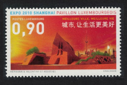 Luxembourg World Expo Shanghai China 2010 MNH SG#1879 MI#1856 - Nuevos