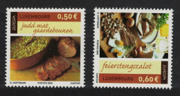 Luxembourg Europa Gastronomy 2v 2005 MNH SG#1713-1714 MI#1673-1674 - Neufs
