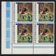 Luxembourg Christmas Corner Block Of 4 1996 MNH SG#1431 MI#1408 - Nuevos