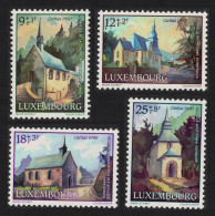 Luxembourg Restored Chapels 4v 1990 MNH SG#1280-1283 MI#1259-1262 - Nuovi