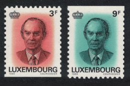 Luxembourg Accession Of Grand Duke Jean 2v 1989 MNH SG#1252-1253 MI#1225-1226 - Nuovi