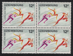 Luxembourg Student Sports Associations Block Of 4 1988 MNH SG#1228 - Neufs