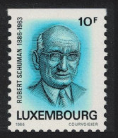 Luxembourg Robert Schuman Politician 10f 1986 MNH SG#1186 MI#1157 - Nuovi