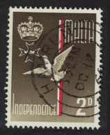 Malta Bird Independence 2d 1964 Canc SG#321 - Malta (...-1964)