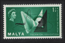 Malta Design Technical Education 1½d 1958 MH SG#286 - Malta (...-1964)