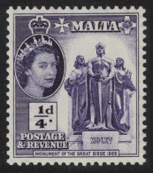 Malta Monument Of The Great Siege ¼d 1956 MH SG#266 - Malta (...-1964)