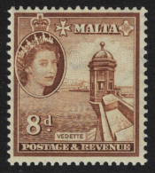 Malta Vedette Tower 8d 1956 MNH SG#275 - Malte (...-1964)