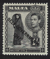 Malta Maltese Girl 1Sh 'SELF-GOVERNMENT 1947' 1938 MH SG#243 - Malta (...-1964)