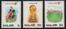Malawi World Cup Football Championship Spain 3v 1982 MNH SG#658-660 - Malawi (1964-...)