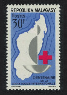 Malagasy Rep. Red Cross Centenary 1963 MNH SG#67 - Madagaskar (1960-...)