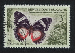 Malagasy Rep. Butterfly 'Hypolimnas Dexithea' 1960 Canc SG#11 MI#449 Sc#310 - Madagascar (1960-...)