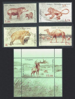 Moldova Tapir Monkey Hyena Camel Elk Extinct Fauna 4v+MS 2016 MNH MI#980-983 - Moldova