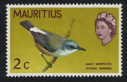 Mauritius Grey White-eye Bird 2c 1968 MNH SG#370 - Mauricio (1968-...)