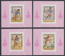 Mauritania Olympic Games Moscow 4v De-Luxes 1979 MNH SG#630-633 MI#652-655 Sc#427-430 - Mauritania (1960-...)