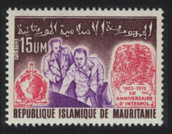 Mauritania International Criminal Police Organisation Interpol 1973 MNH SG#430 MI#464 Sc#305 - Mauritania (1960-...)