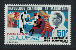 Mauritania Dr Schweitzer And Hospital Scene 1966 MNH SG#230 MI#269 Sc#C47 - Mauretanien (1960-...)