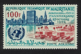 Mauritania First Anniversary Of Admission To UNO 1963 MNH SG#158 MI#197 - Mauretanien (1960-...)