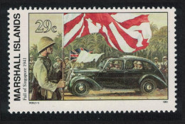 Marshall Is. Fall Of Singapore To Japan 1941 WWII 1991 MNH SG#381 - Marshall