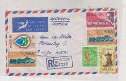 SOUTH AFRICA  BRAAMFONTEIN JOHANNESBURG  1970 Nice Registered Airmail Cover To Austria - Cartas & Documentos