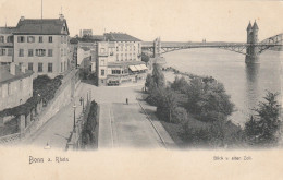 4930 97 Bonn, Blick V Alten Zoll Mit Hotel Rheineck.  - Bonn