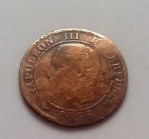 FRANCE  1 CENTIME 1856 B   NAPOLEON III  N° 15 - 1 Centime