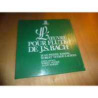 JEAN PIERRE RAMPAL / ROBERT VEYRON-LACROIX L'oeuvre Pour Flute De J.S. BACH - ERATO STU 70820/1/2 Coffret 3 Lp 1975 - Klassiekers